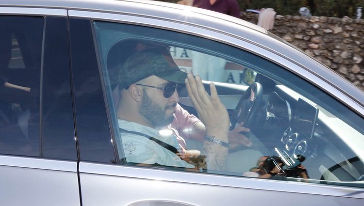 Kiko Rivera llegando a la Hacienda Los Parrales en la que se va a casar con Irene Rosales