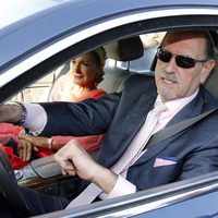 Diego Gómez llegando a la boda de Kiko Rivera e Irene Rosales