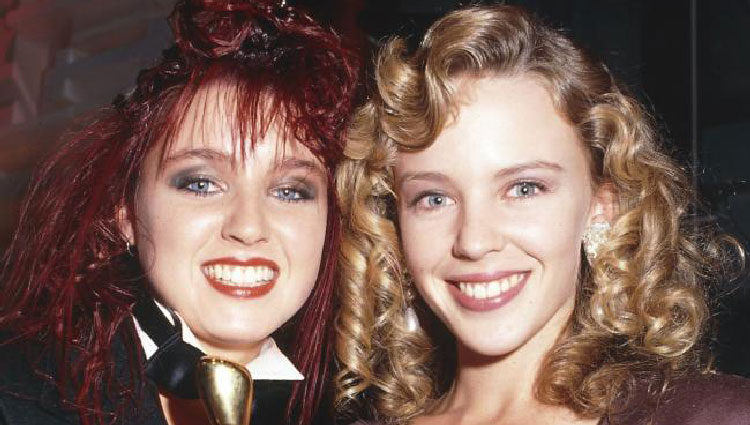 Dannii y Kylie Minogue en sus inicios