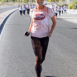 Pilar Rubio participando en la carrera 'The color run by Skittles'