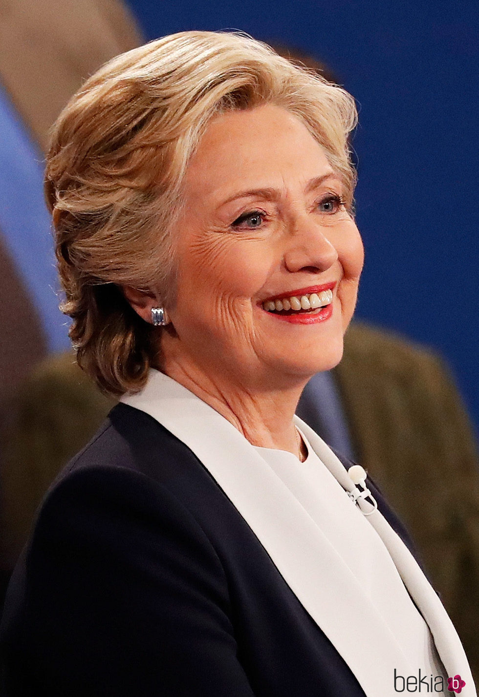 Hillary Clinton en el segundo debate presidencial