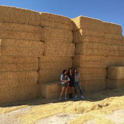 Sara Carbonero, Mayra del Pilar e Isabel Jiménez en Corral de Almaguer