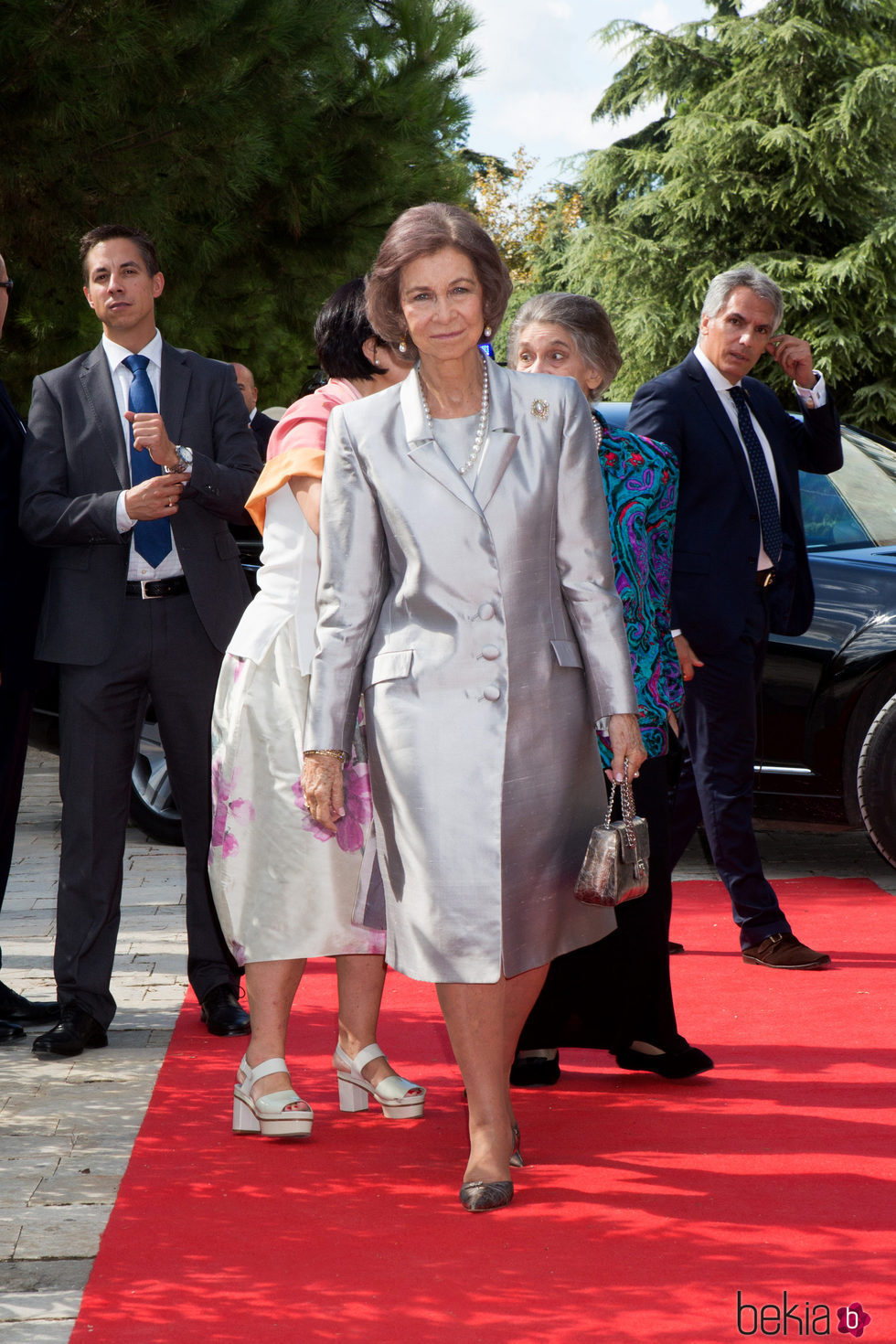 La Reina Sofía en la boda de Leka de Albania y Elia Zaharia