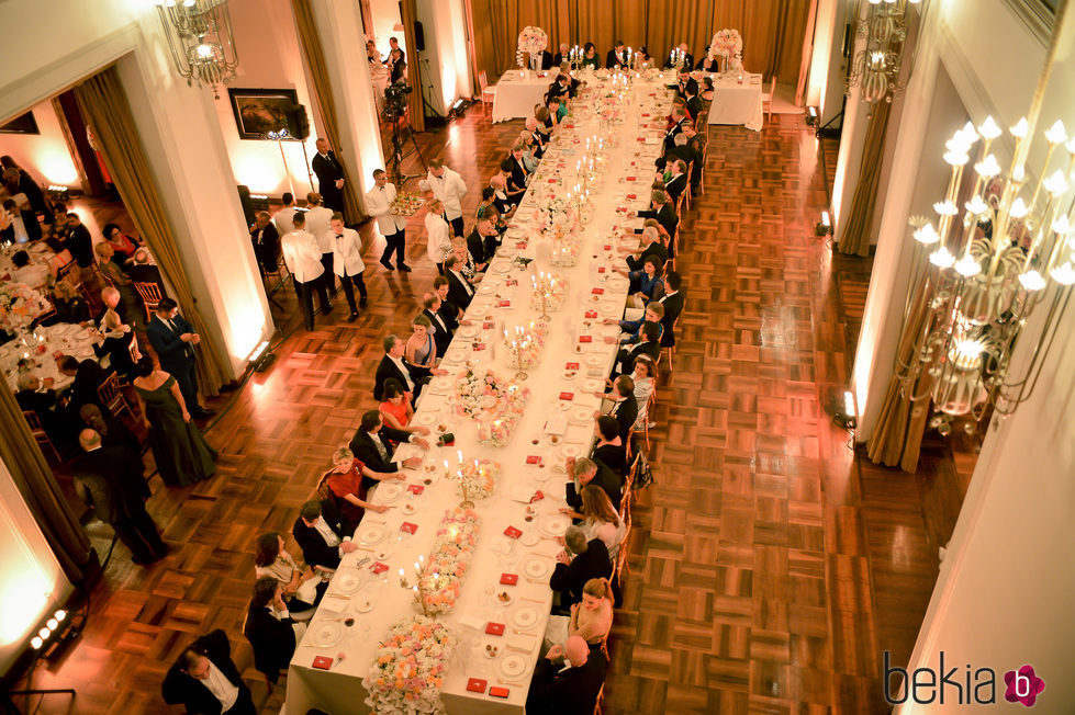 Invitados a la cena de gala por la boda de Leka de Albania y Elia Zaharia