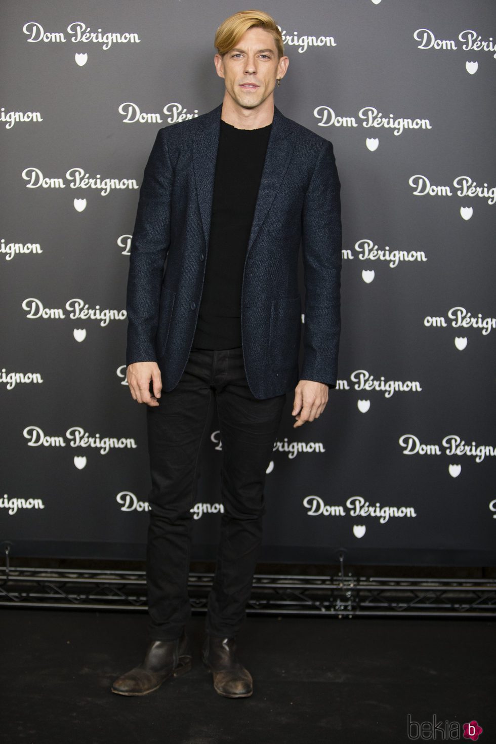 Adrián Lastra en una fiesta de Dom Pérignon en Madrid