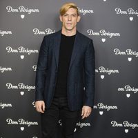 Adrián Lastra en una fiesta de Dom Pérignon en Madrid