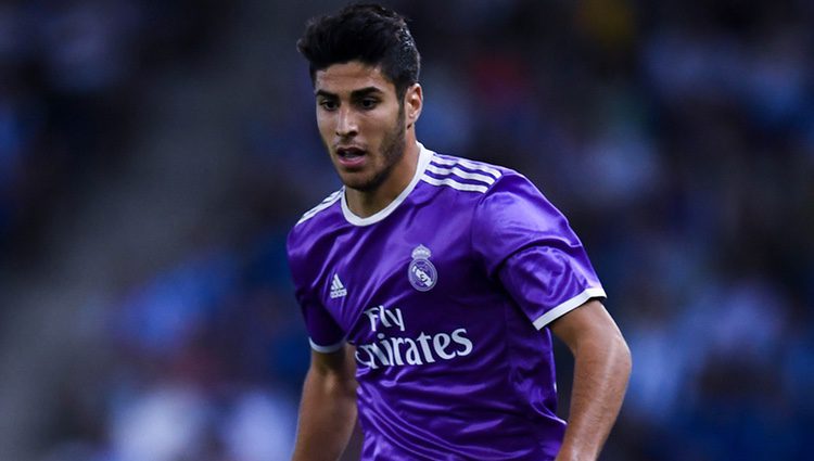 Marco Asensio, en un partido de fútbol