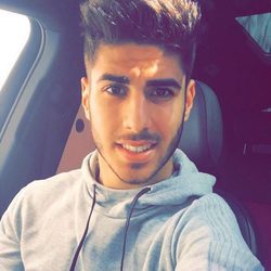 El futbolista Marco Asensio en un selfie