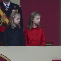 La Princesa Leonor y la Infanta Sofía en el Día de la Hispanidad 2016