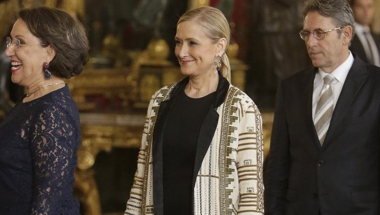 Cristina Cifuentes en la recepción del Día de la Hispanidad 2016