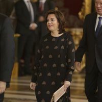 Soraya Sáenz de Santamaría en la recepción del Día de la Hispanidad 2016