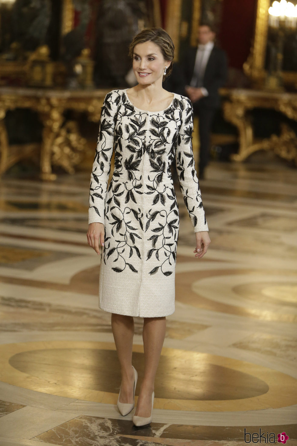 La Reina Letizia en la recepción del Día de la Hispanidad 2016