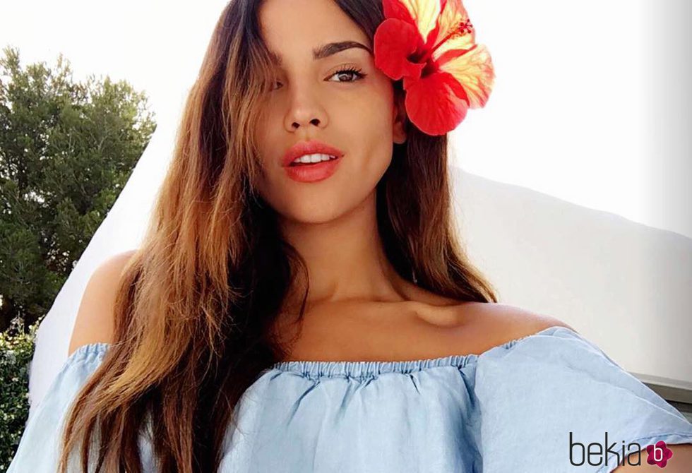 Eiza González durante sus vacaciones de verano en Ibiza