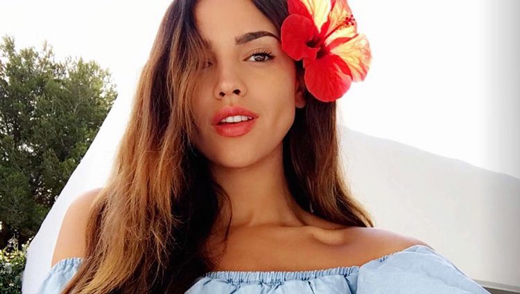 Eiza González durante sus vacaciones de verano en Ibiza