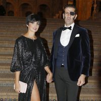 Juan José Padilla y su mujer Lidia Cabello durante la X Edición de los Premios Escaparate en Sevilla.