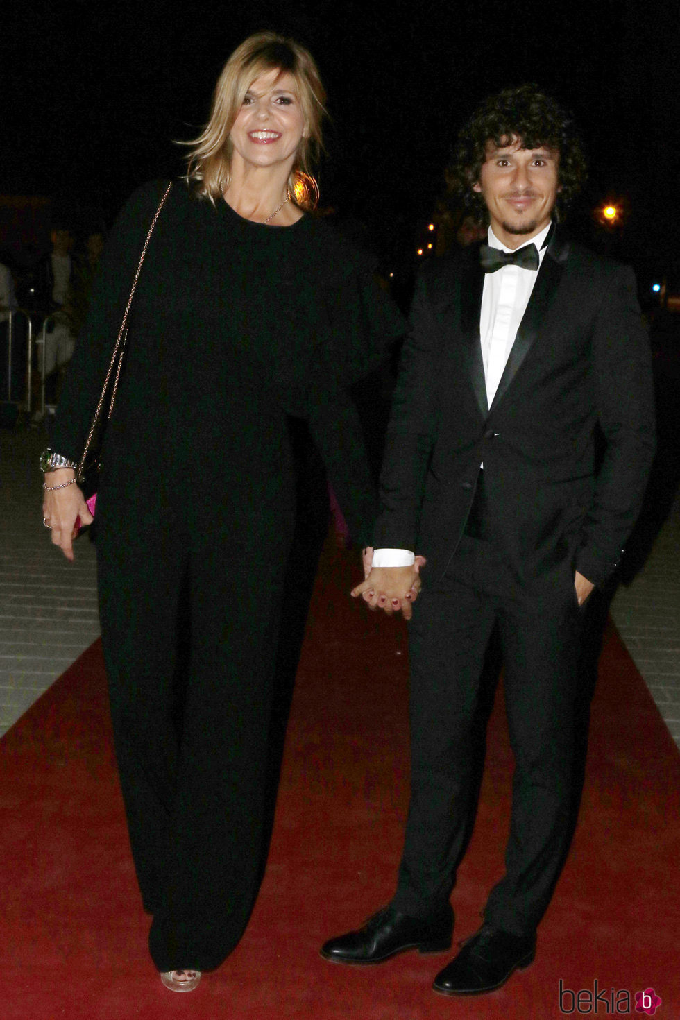 Arancha de Benito y Agustín Etienne durante la X Edicion de los Premios Escaparate en Sevilla