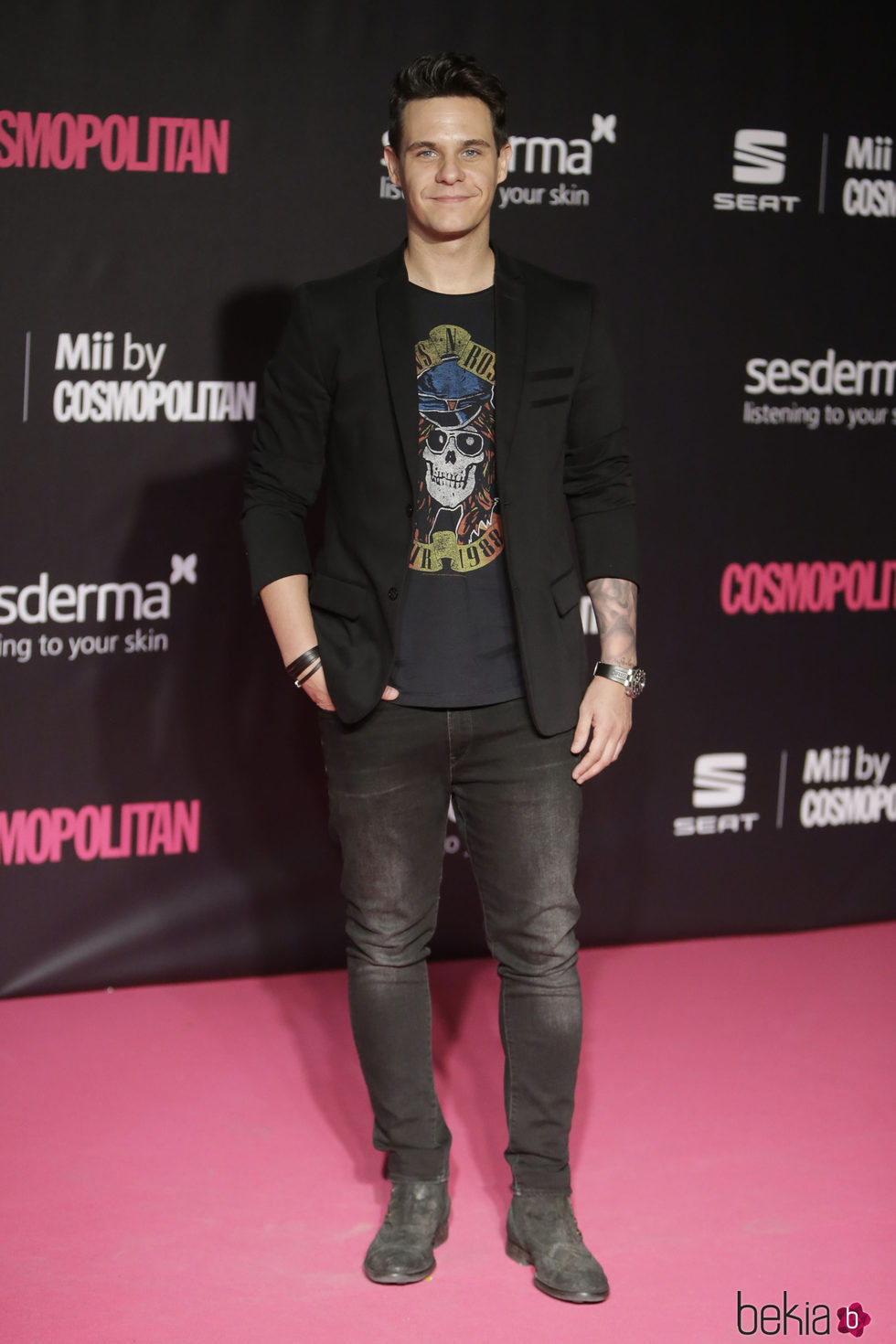 Christian Gálvez en los Premios Cosmopolitan Fun Fearless Female 2016