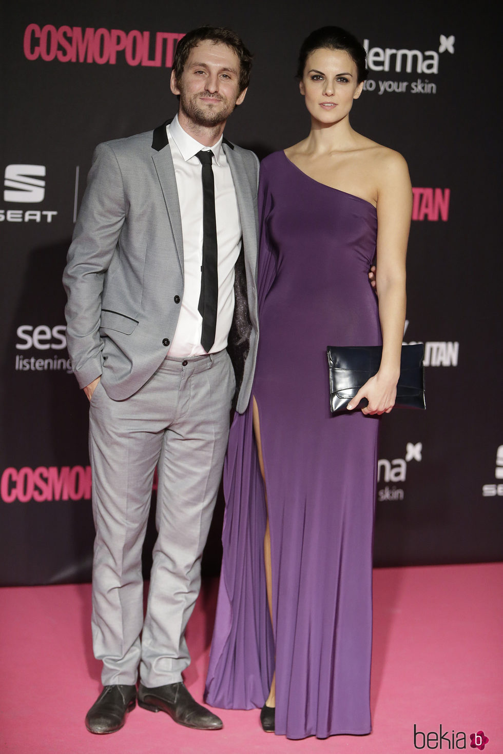 Raúl Arévalo y Melania Mazos en los Premios Cosmopolitan Fun Fearless Female 2016