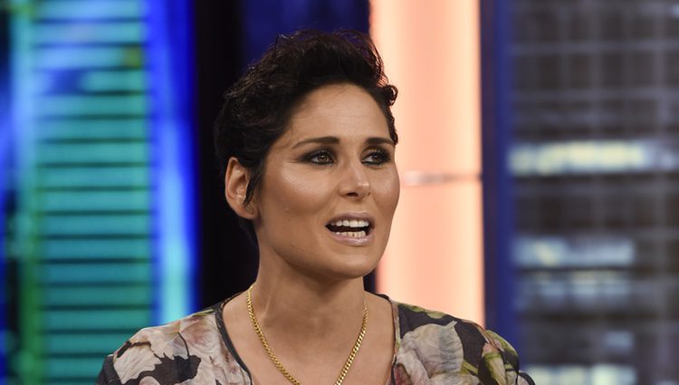 Rosa López en 'El hormiguero' promocionando 'Tu cara me suena 5'