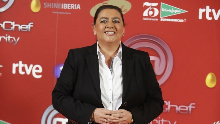 María del Monte en la presentación de 'Masterchef Celebrity'