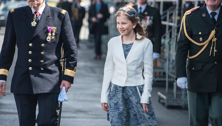 Isabel de Bélgica en un acto oficial como heredera en 2015