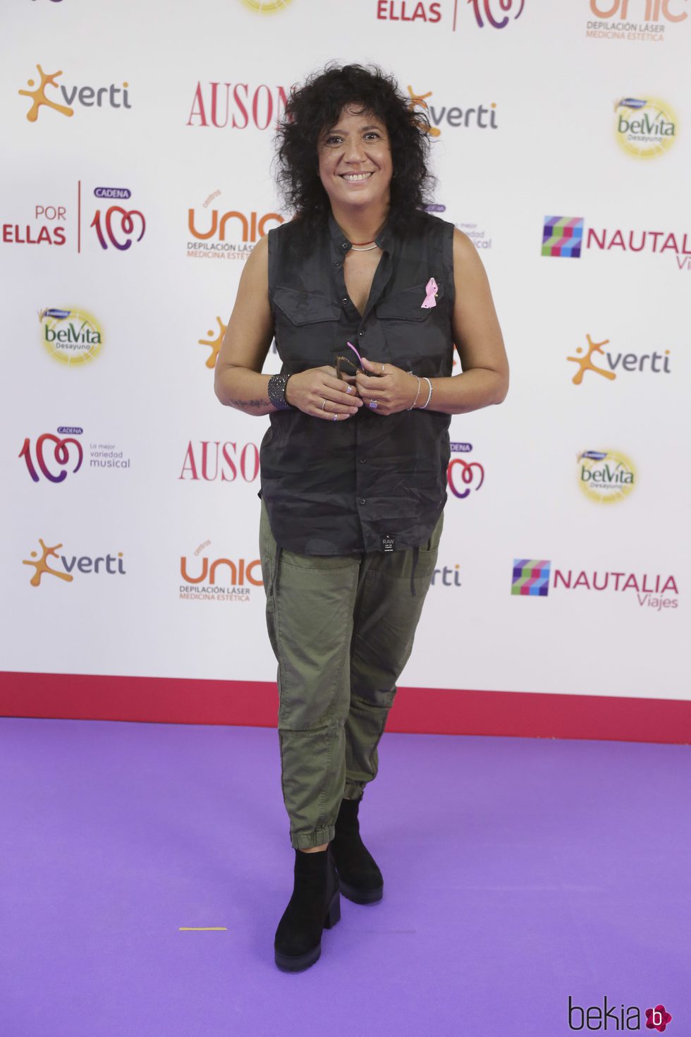 Rosana en el photocall de 'Por ellas' de Cadena 100