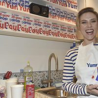 Scarlett Johansson en su tienda de palomitas en París