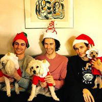 Dave, James y Tom Franco celebrando la Navidad