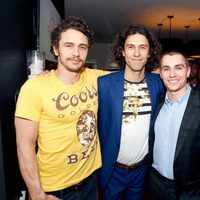 Dave, Tom y James Franco en un acto público