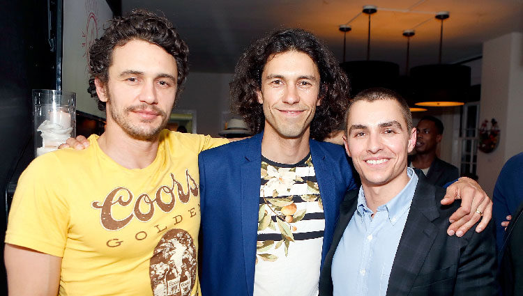 Dave, Tom y James Franco en un acto público