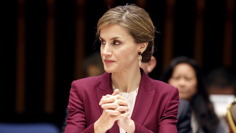 La Reina Letizia defendiendo la lactancia materna en un congreso de la OMS en Ginebra