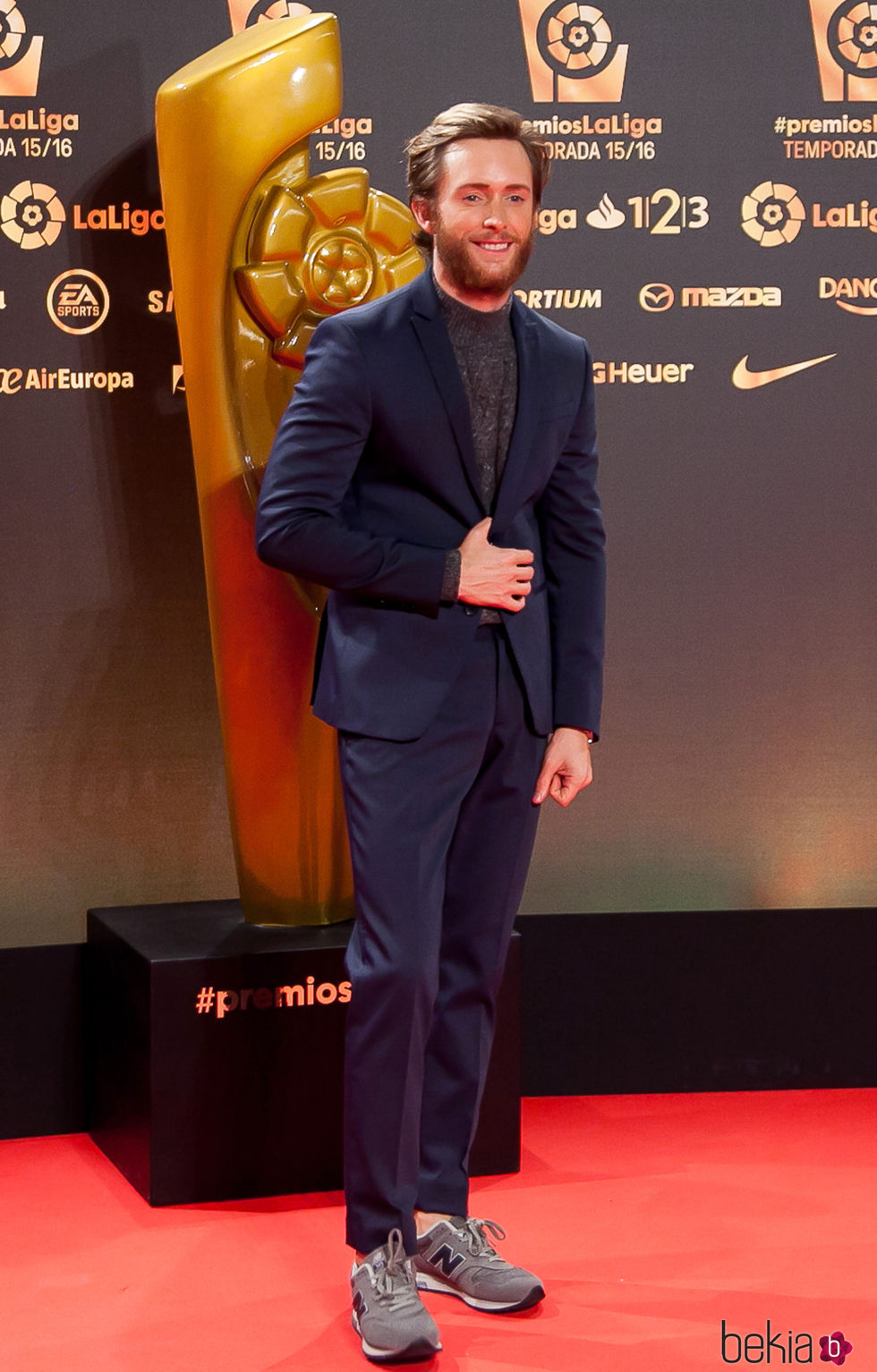 Pablo Rivero en los Premios La Liga 2016 en Valencia