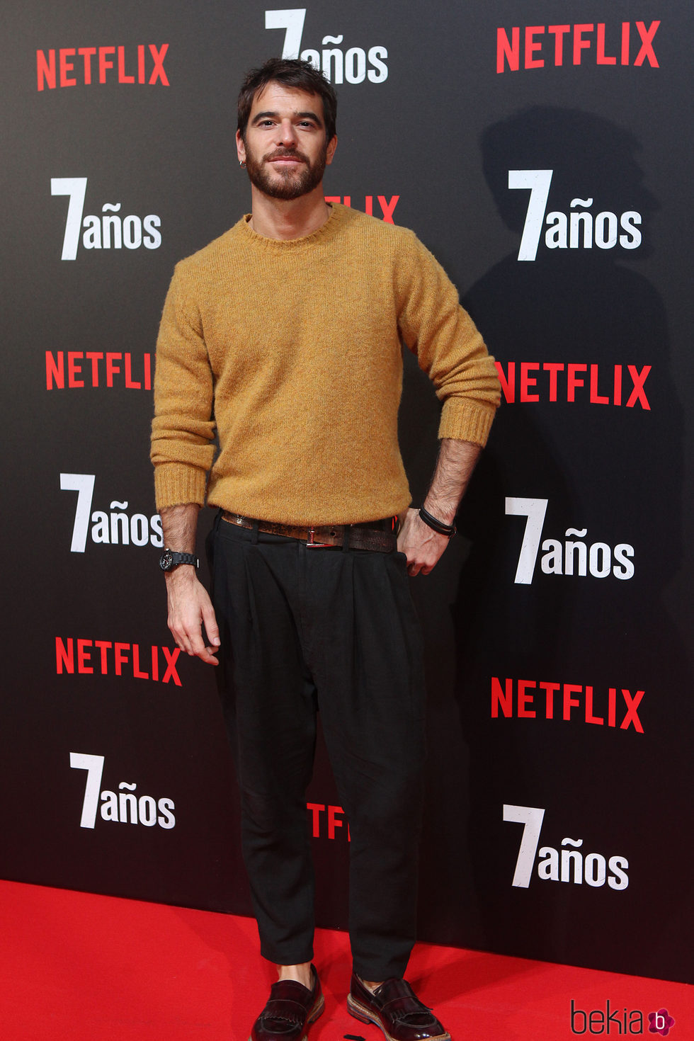 Alfonso Bassave en la premiere de '7 años' en Madrid