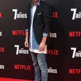 Pelayo Díaz en la premiere de '7 años' en Madrid