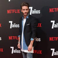 Pelayo Díaz en la premiere de '7 años' en Madrid