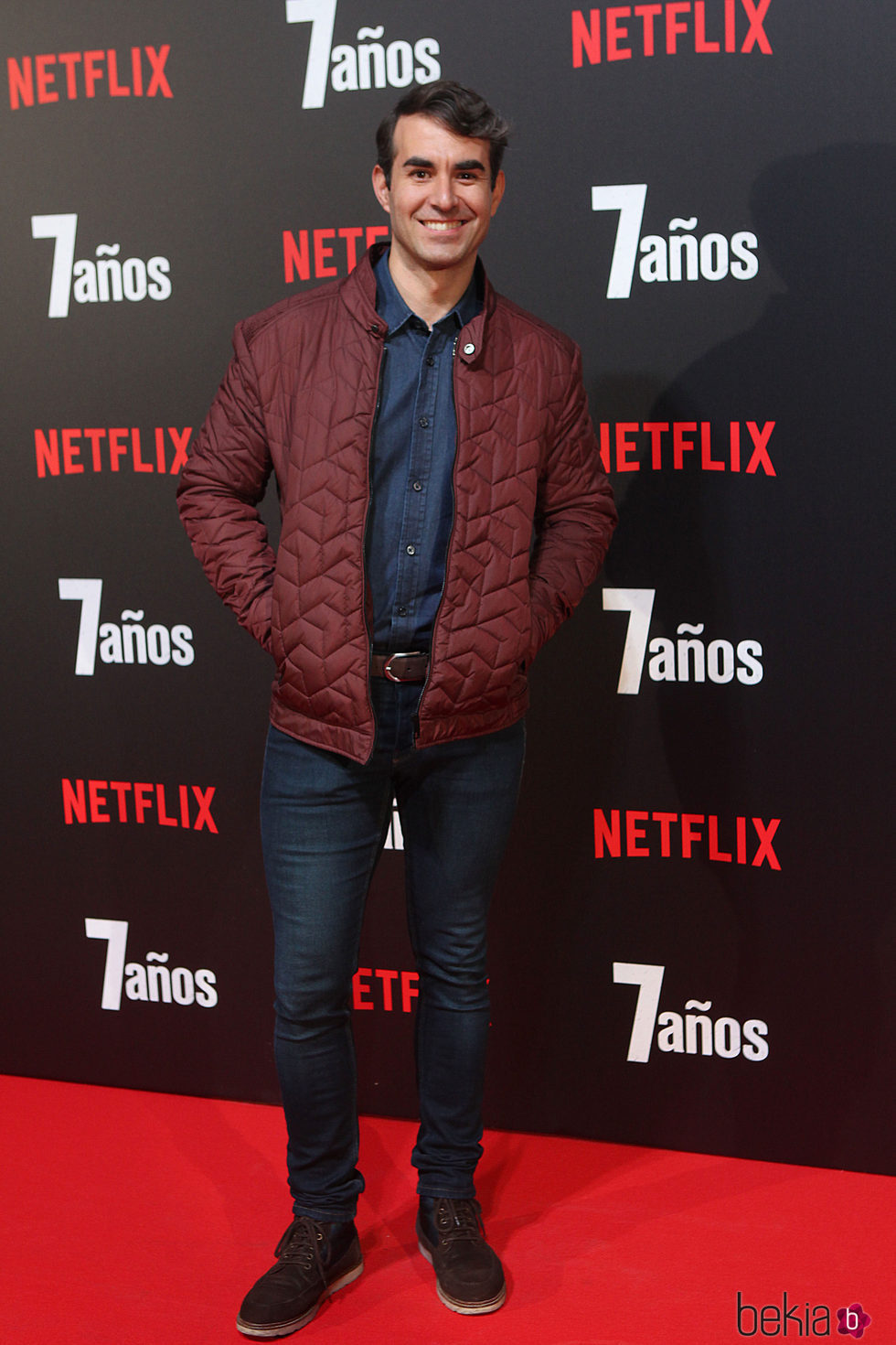 Daniel Muriel en la premiere de '7 años' en Madrid