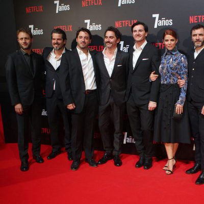 Famosos en la premiere de '7 años'