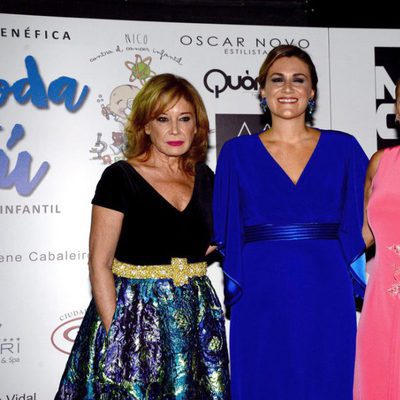 Los colaboradores de 'Sálvame' en una gala benéfica contra el cáncer infantil en Vigo