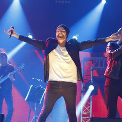 Alejandro Parreño durante el concierto de 'OT. El reencuentro'