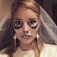 Alba Carrillo disfrazada en Halloween