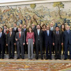 La Reina Letizia en una audiencia con los representantes de 'Un juguete, una ilusión'