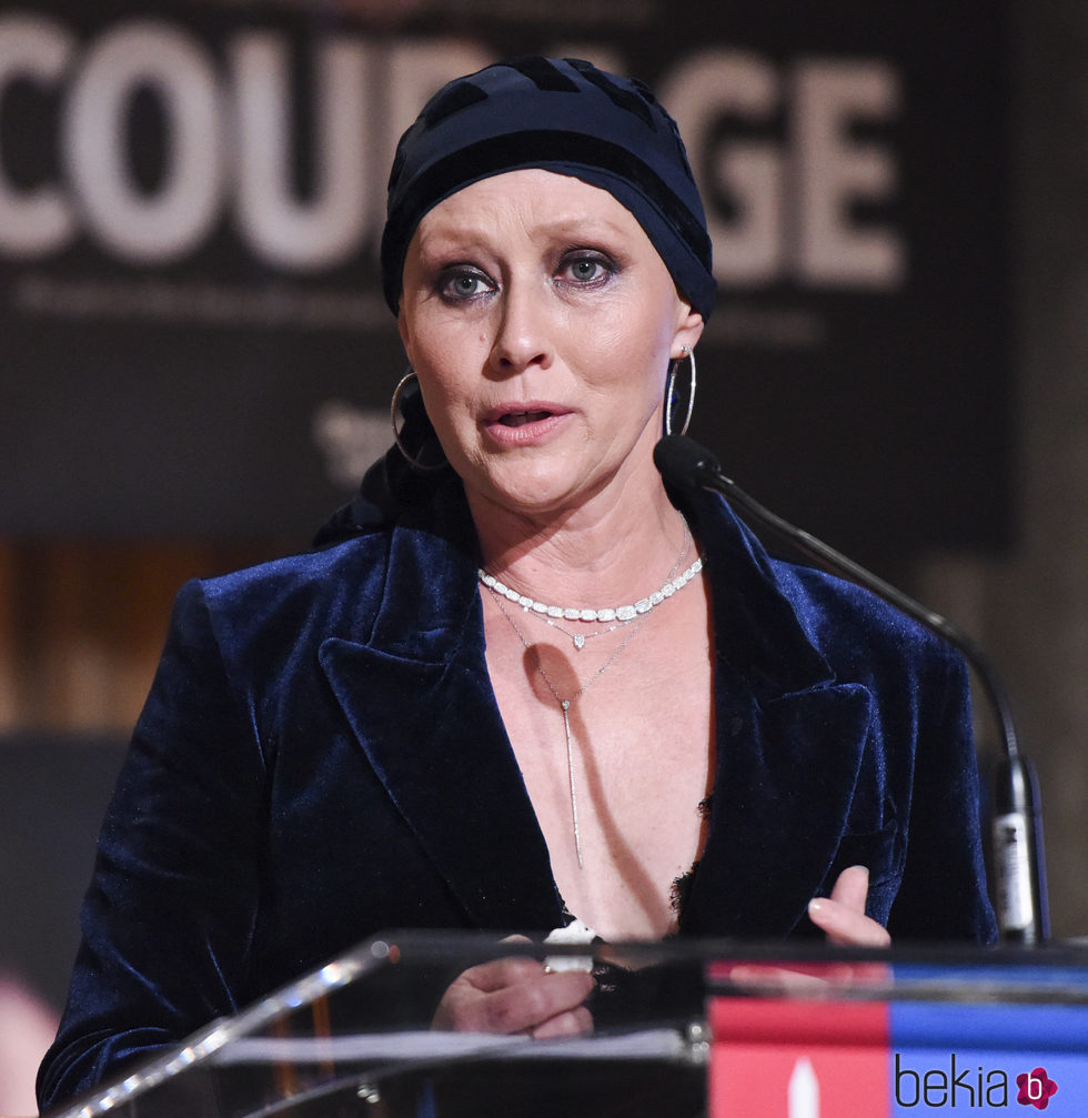 Shannen Doherty en los Premio al Valor de la Sociedad Americana del Cáncer