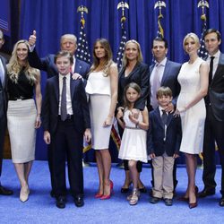 El clan Trump casi al completo en la campaña electoral