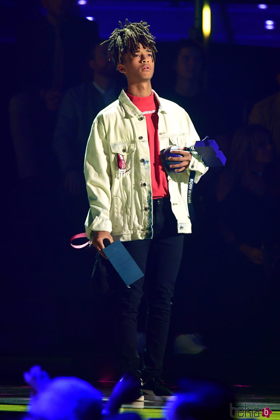 Jaden Smith en la ceremonia de entrega de los MTV EMA 2016