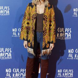 Norma Ruíz durante la premiere de la película 'No culpes al karma de lo que te pasa por gilipollas'