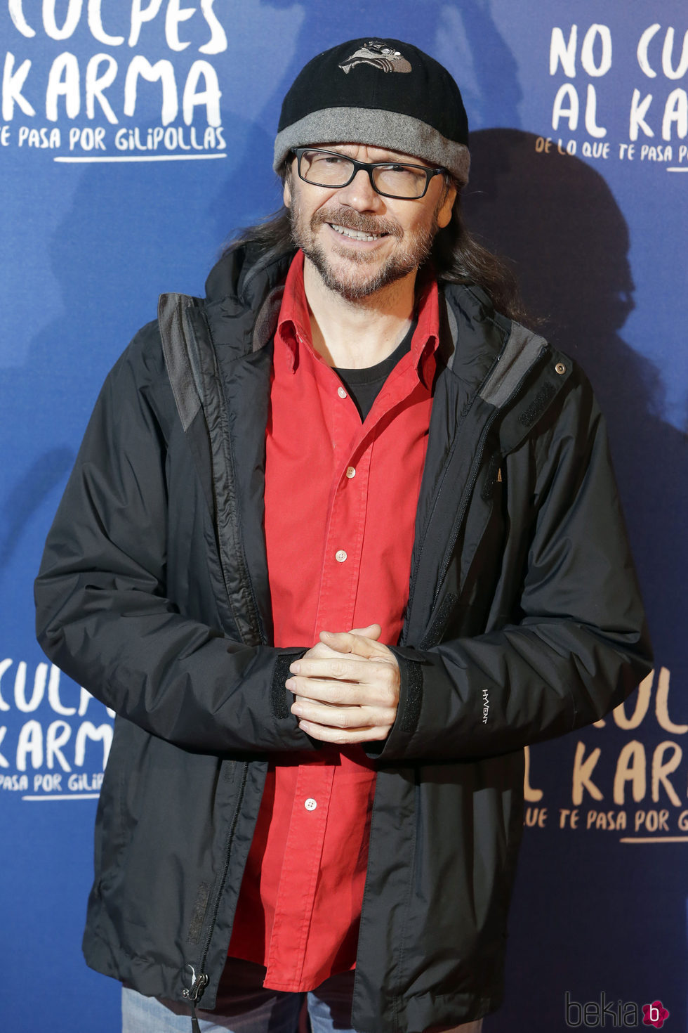 Santiago Segura durante la premiere de la película 'No culpes al karma de lo que te pasa por gilipollas'