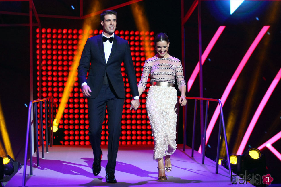 Uri Sabat y Raquel Sánchez Silva en la ceremonia de entrega de los Premios Ondas 2016