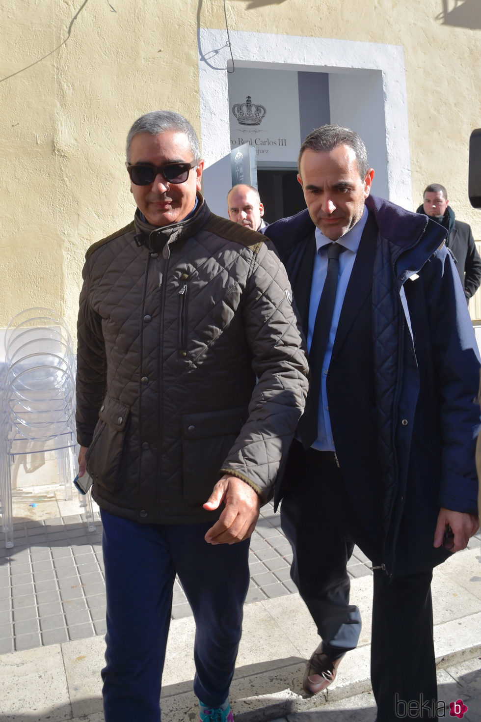 Agustín Pantoja en Aranjuez revisando los preparativos de la vuelta a los escenarios de Isabel Pantoja