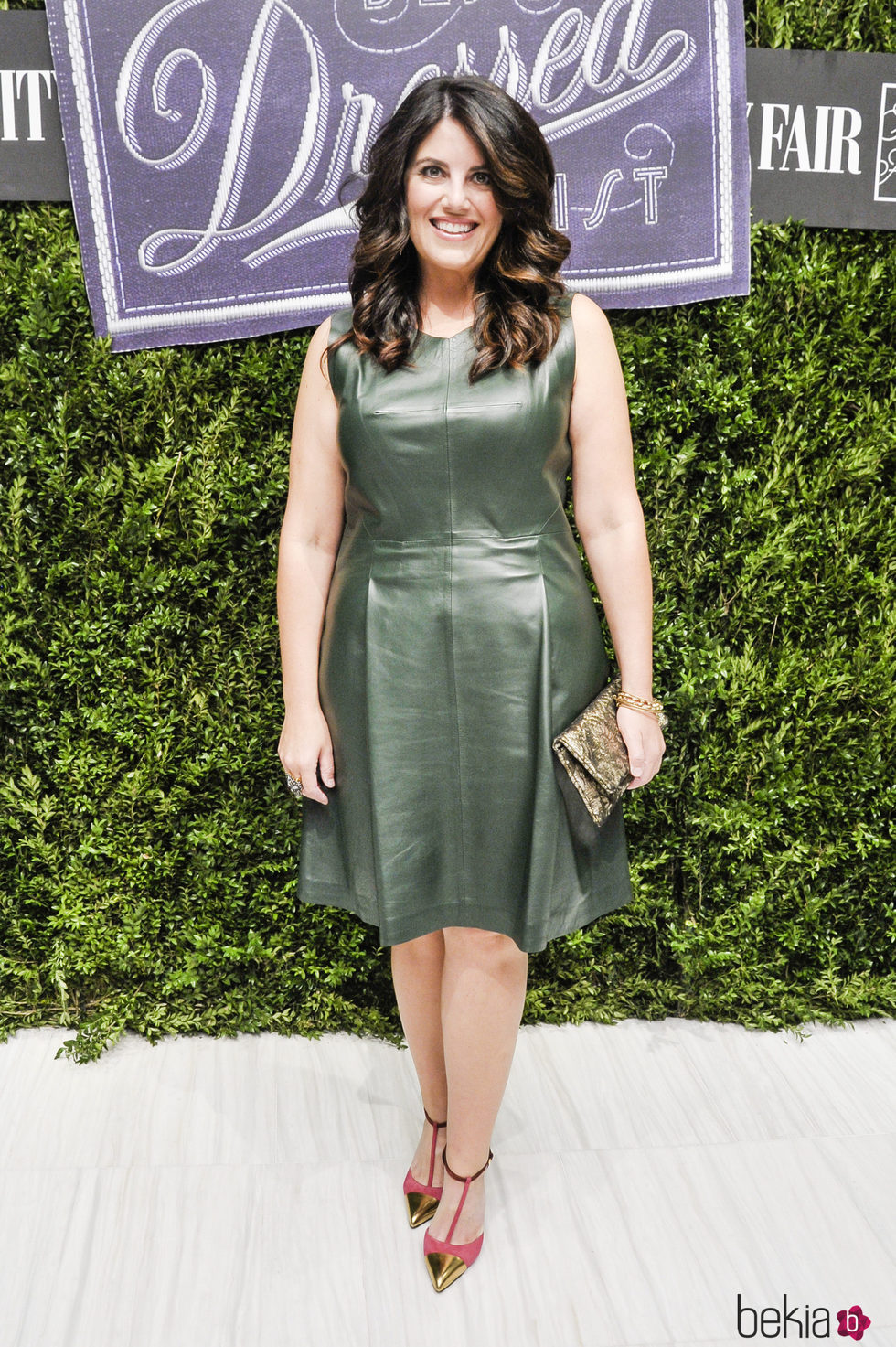 Monica Lewinsky en un photocall de Vanity Fair