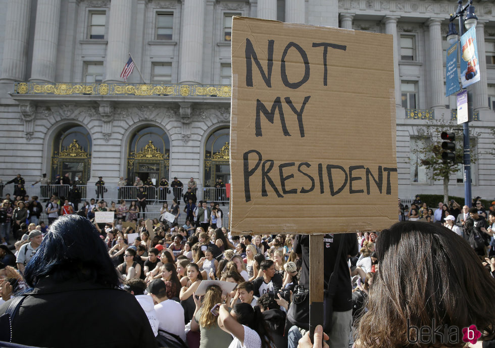 Protestas contra la victoria de Donald Trump